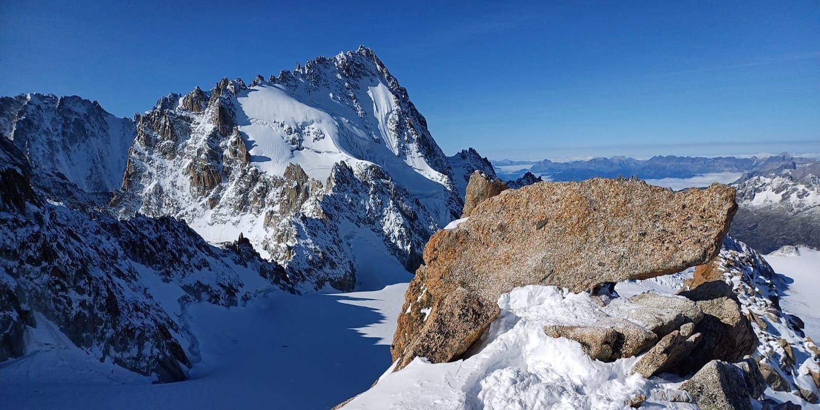 Avec un guide à l'Aiguille du Tour - Massif du Mont-Blanc Aiguille du Tour - Massif du Mont-Blanc