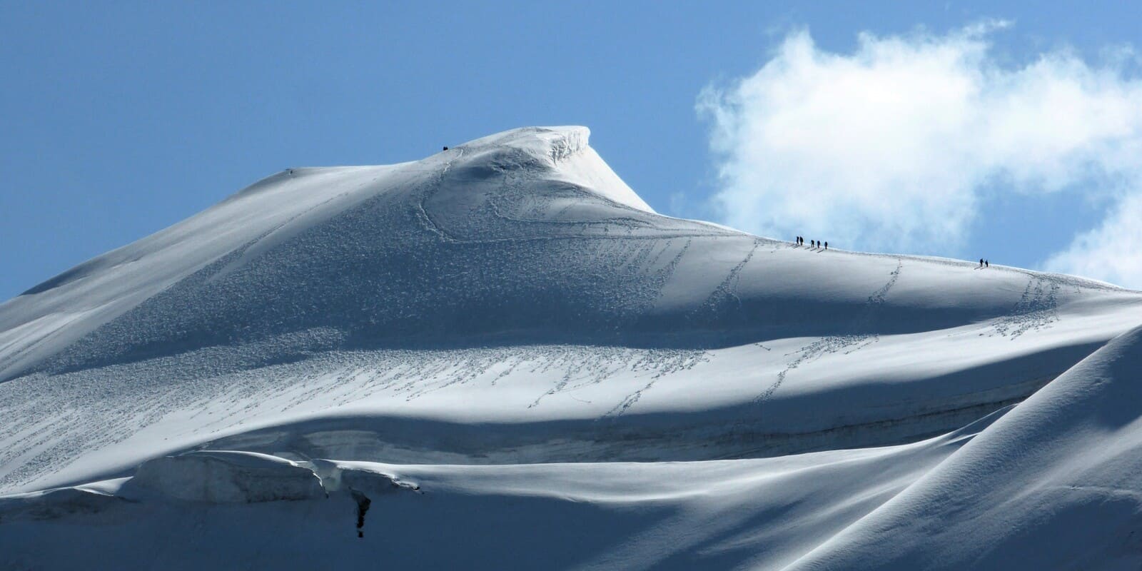 Un 4000 à Saas-Fee : le Weissmies
