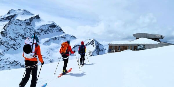 Les Dômes de Miage à ski
