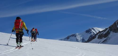 Les Dômes de Miage et le Mont-Tondu à skis en 4 jours