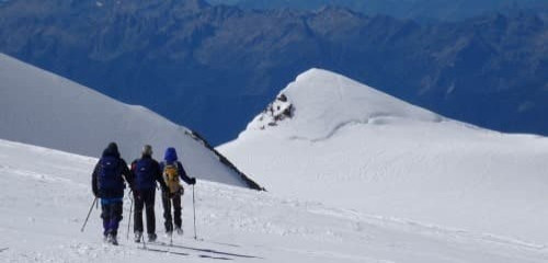 Les sommets du Mont-Rose