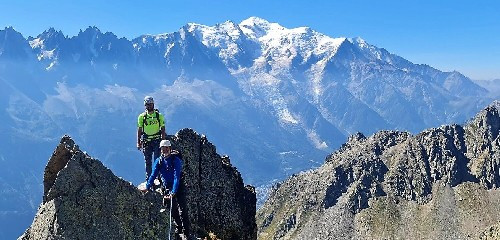 Escalade à Chamonix avec un guide