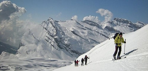 Raid à ski dans le Wildtrubel