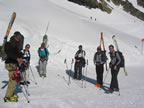 Ski de randonnée à Chamonix - traversée Crochues - Bérard