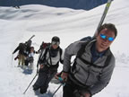 Ski de randonnée à Chamonix - traversée Crochues - Bérard