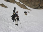 Ski de randonnée à Chamonix - traversée Crochues - Bérard