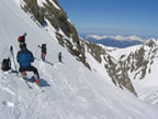 Ski de randonnée à Chamonix - traversée Crochues - Bérard