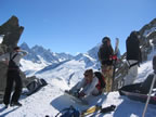 Ski de randonnée à Chamonix - traversée Crochues - Bérard