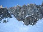 Ski alpinisme traversée de la brèche Puiseux