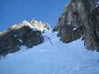 Ski alpinisme traversée de la brèche Puiseux