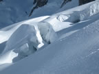 Ski alpinisme traversée de la brèche Puiseux