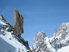Ski alpinisme traversée de la brèche Puiseux