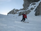 Ski alpinisme traversée de la brèche Puiseux