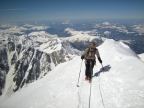Mont-Blanc à ski