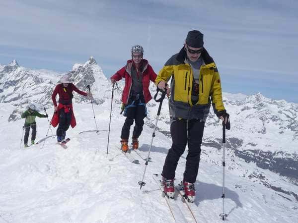 Guide raid skis Mont-Rose