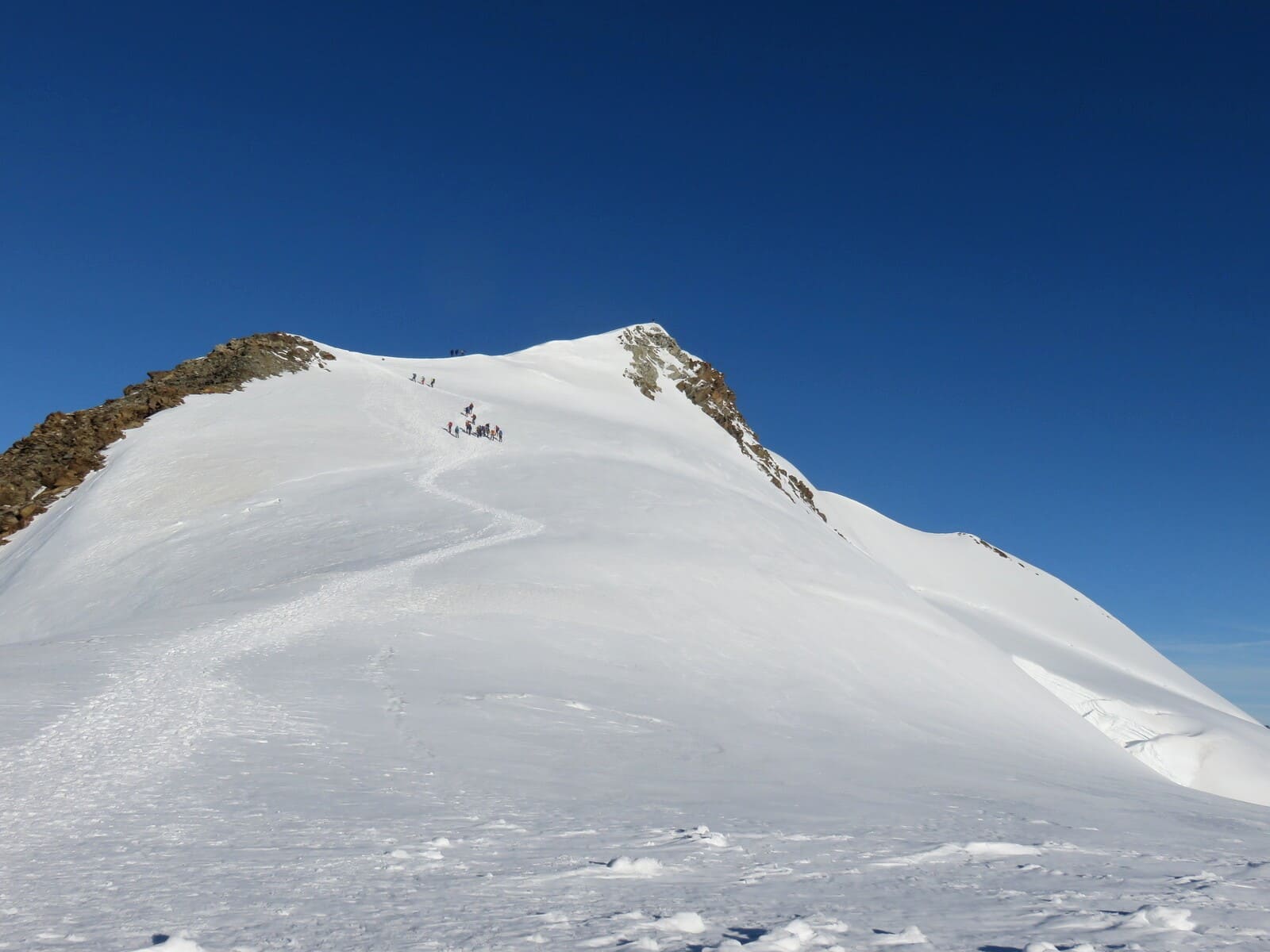 Besteigung des Gipfel Castor 4228 m - 2 Tage