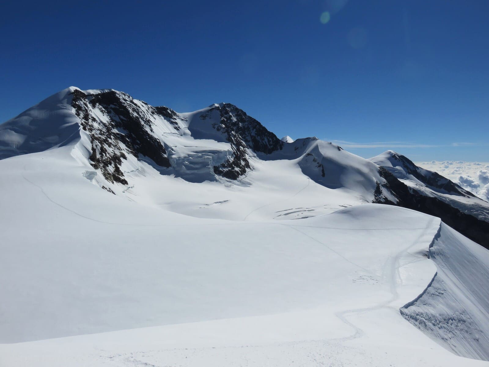 Besteigung des Gipfel Castor 4228 m - 2 Tage