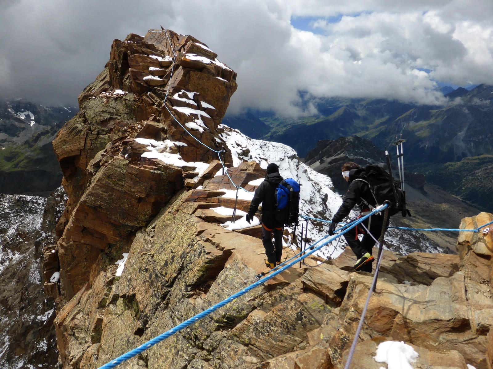 Besteigung des Gipfel Castor 4228 m - 2 Tage
