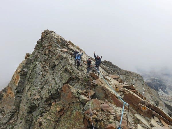 Besteigung des Gipfel Castor 4228 m - 2 Tage