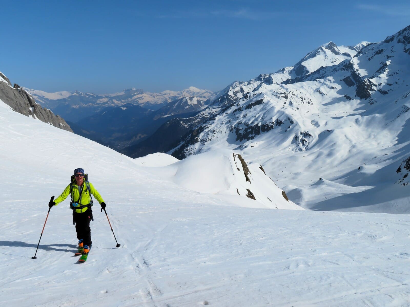Guide raid ski domes miage contamines