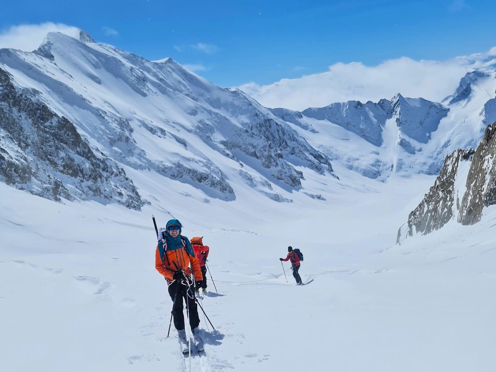 Guide raid ski domes miage contamines