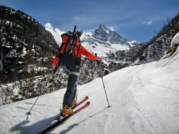 Guide raid ski Zinal mountet