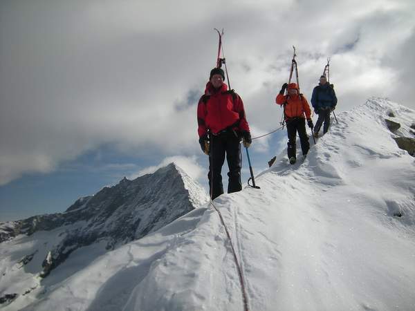 Guide raid ski Zinal mountet