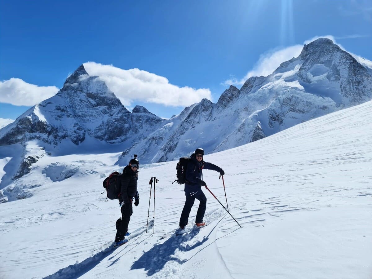 Guide raid skis Arolla Zermatt