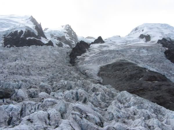 Gletscher des Mont-Blanc