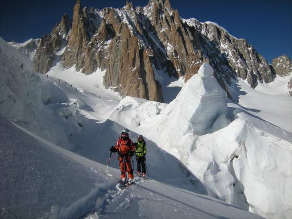 ski randonnée col entreves vallée blanche chamonix