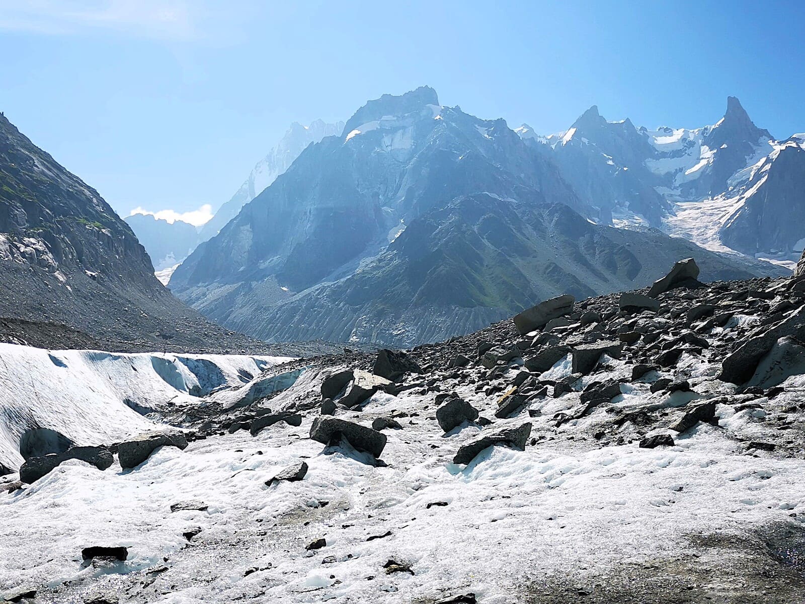 Initiation avec un guide sur la Mer de Glace