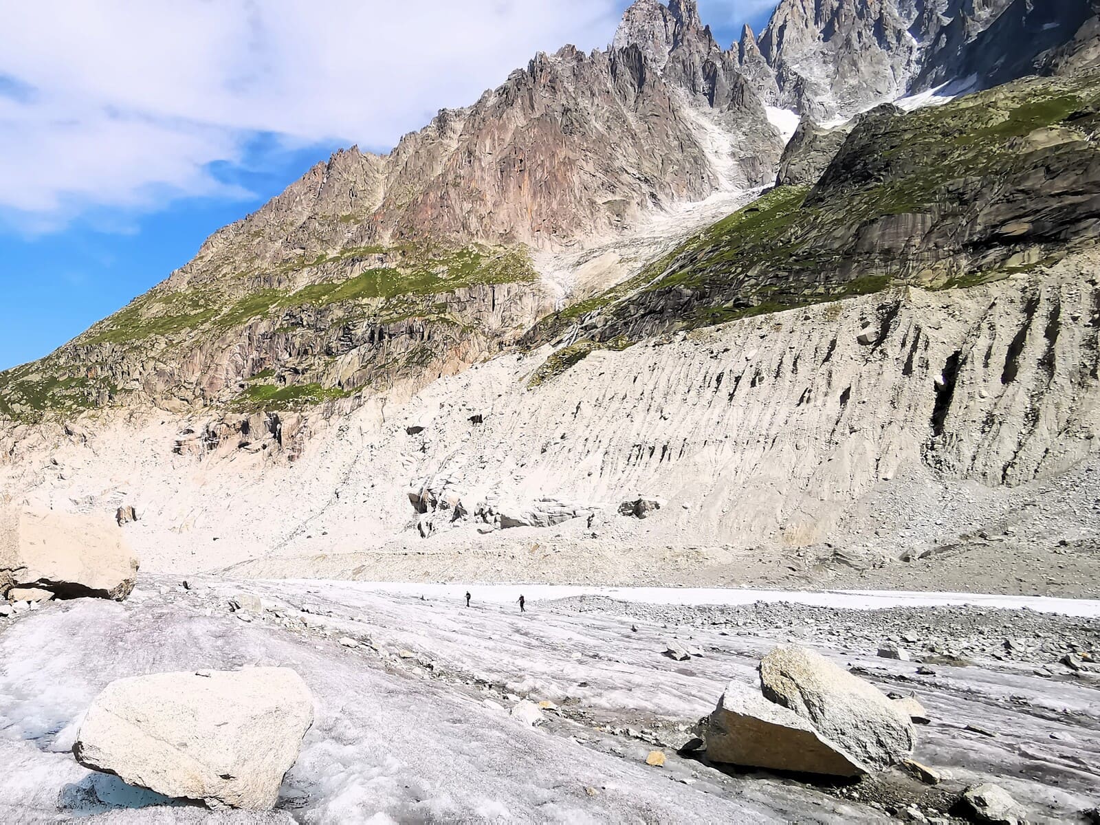 Initiation avec un guide sur la Mer de Glace