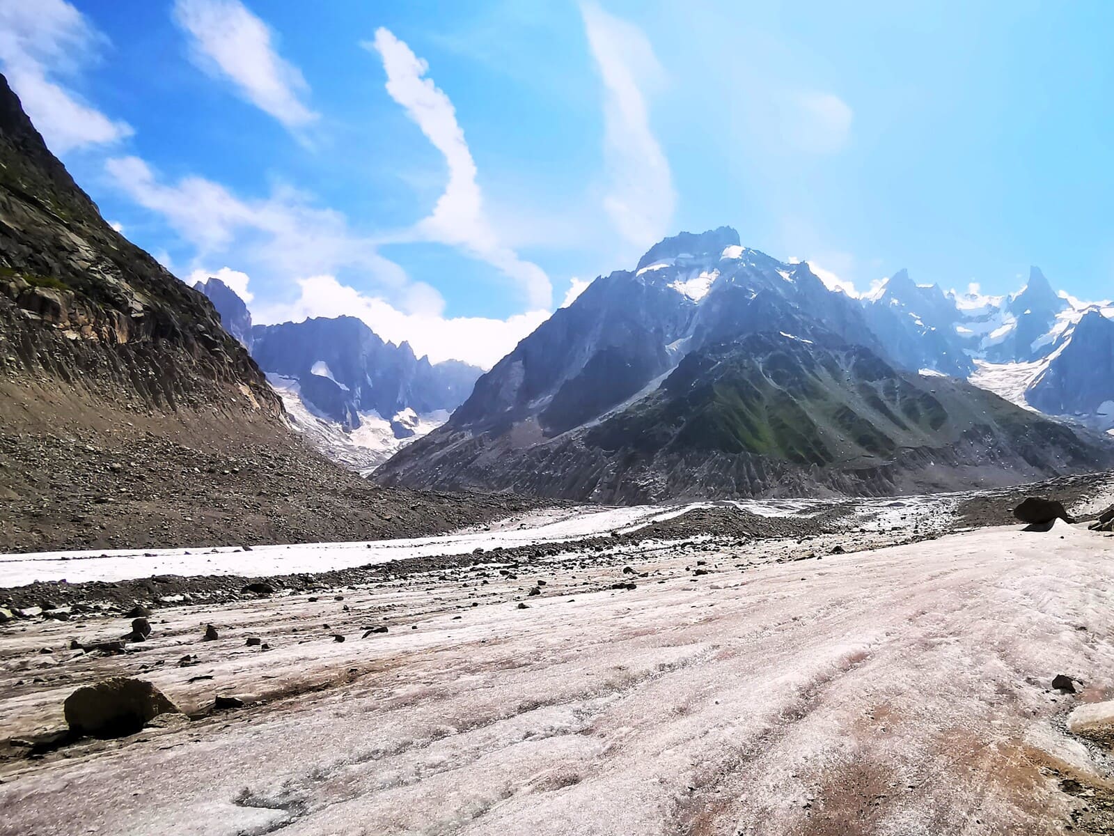 Initiation avec un guide sur la Mer de Glace