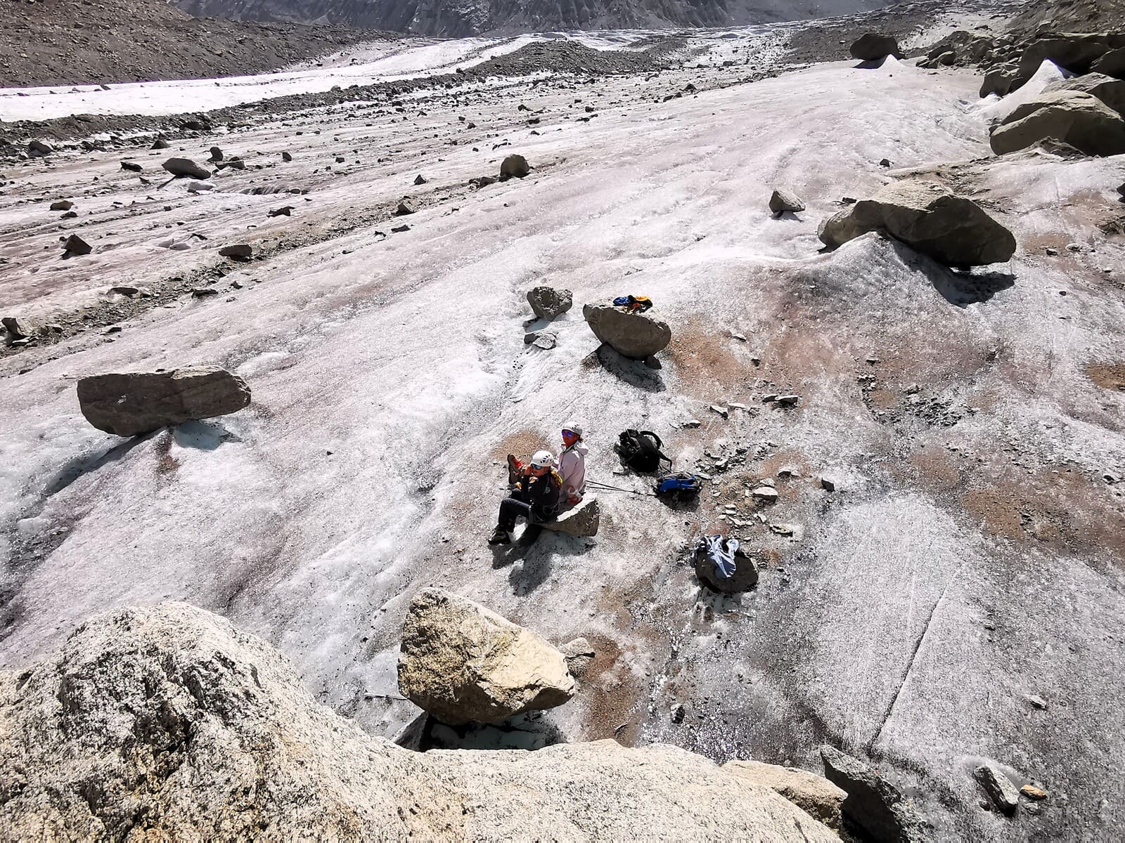 Initiation avec un guide sur la Mer de Glace