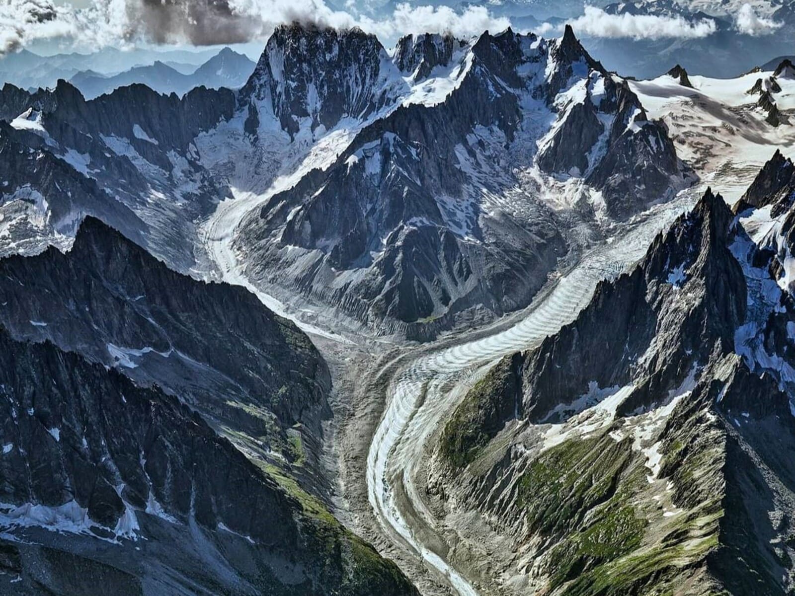 Initiation avec un guide sur la Mer de Glace
