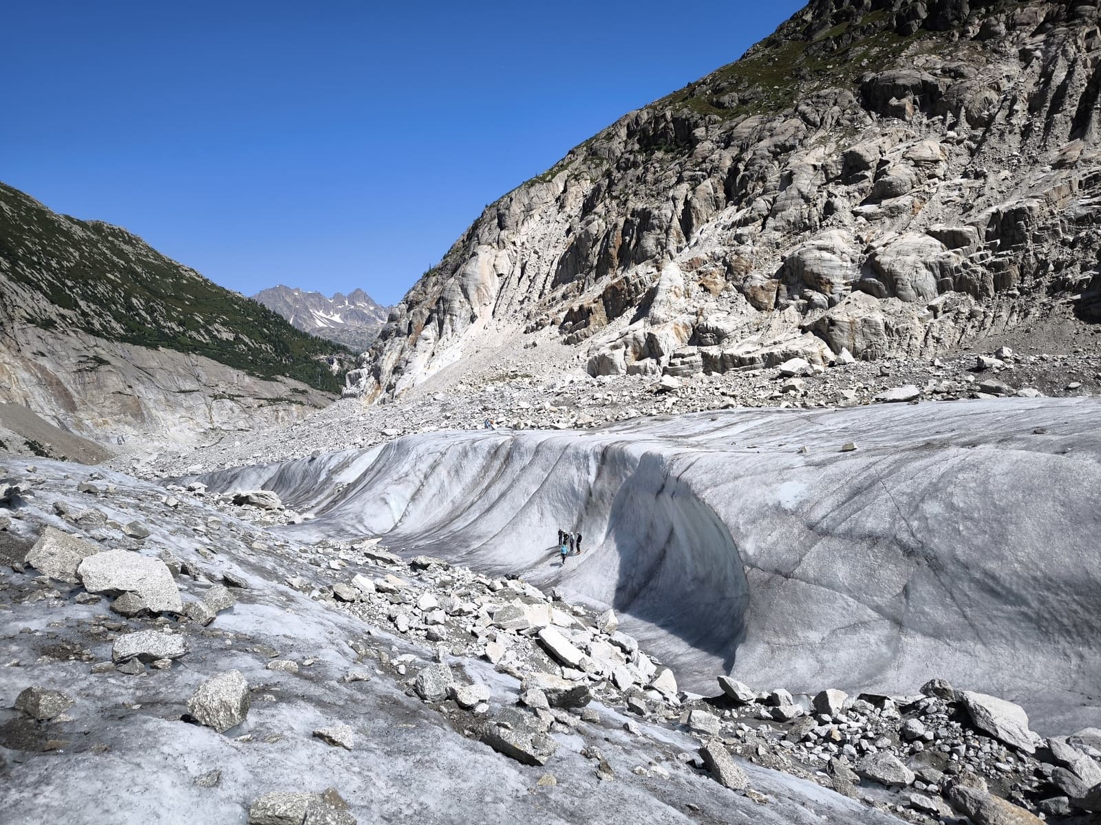 Initiation avec un guide sur la Mer de Glace