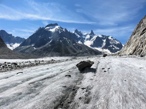 Initiation avec un guide sur la Mer de Glace