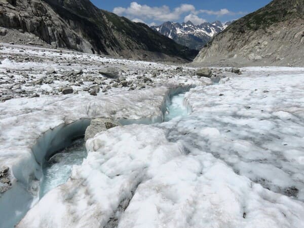 Initiation avec un guide sur la Mer de Glace