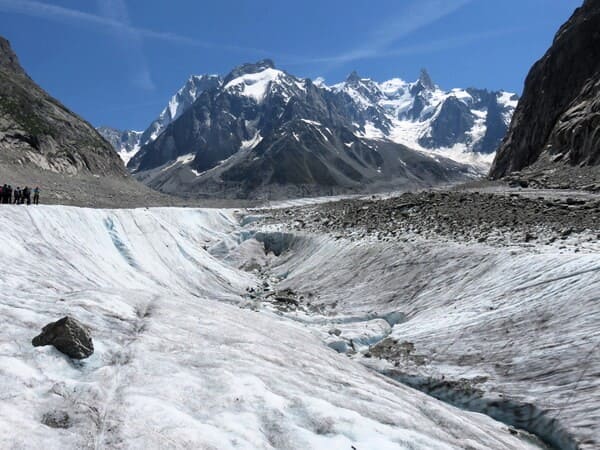 Initiation avec un guide sur la Mer de Glace