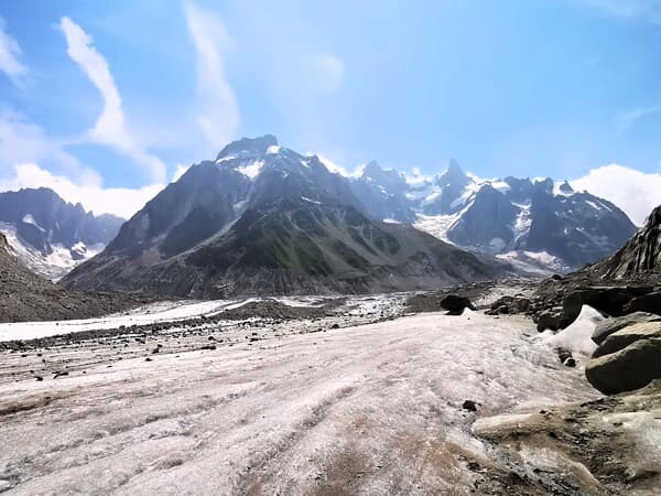 Initiation avec un guide sur la Mer de Glace