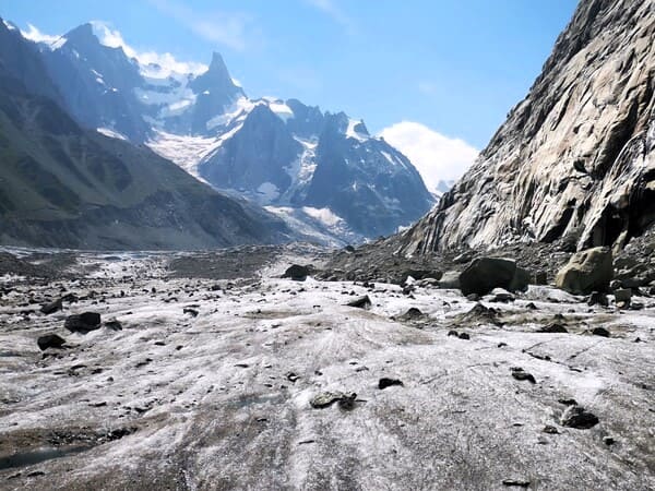 Initiation avec un guide sur la Mer de Glace