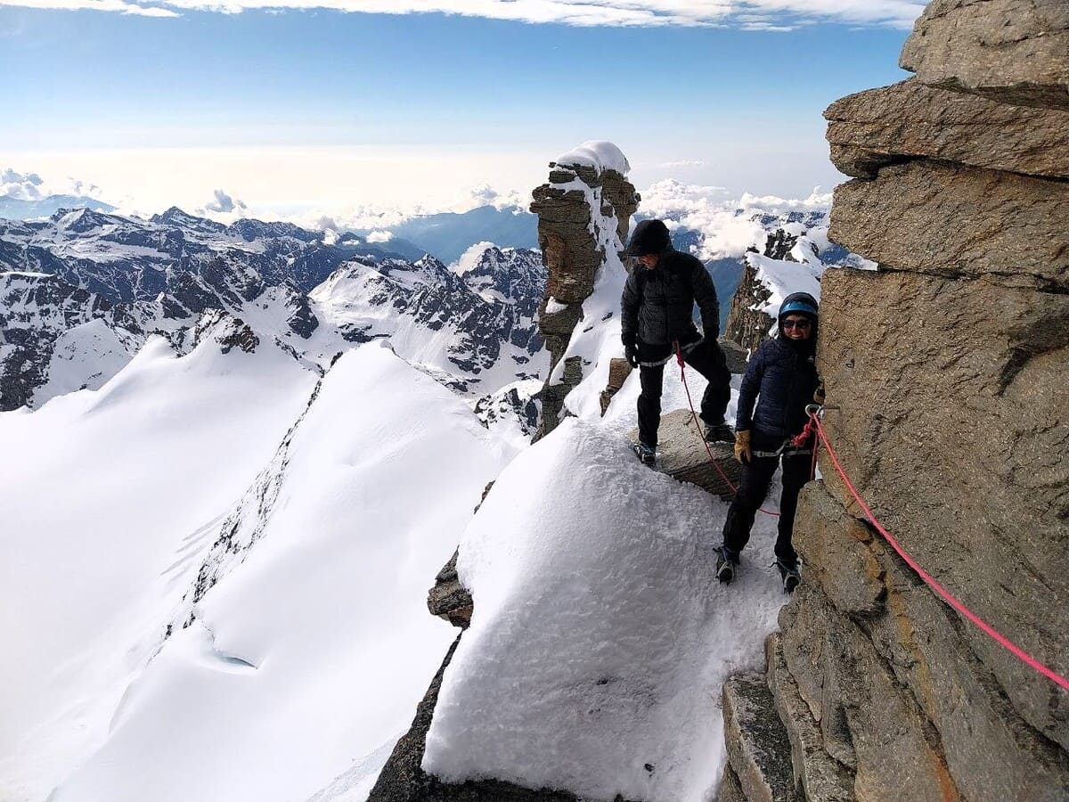 Gravir le Grand Paradis en 3 jours
