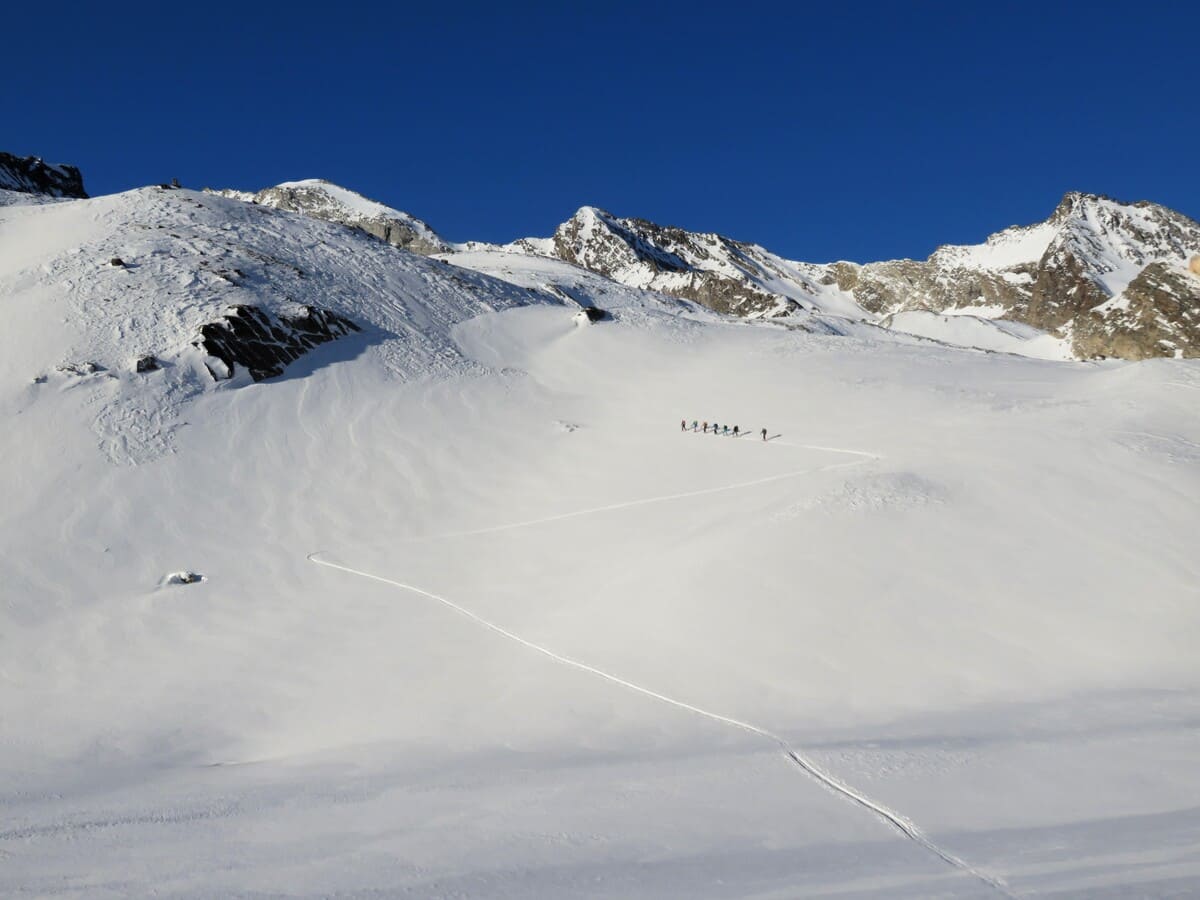 Guide raid skis tour grand paradis