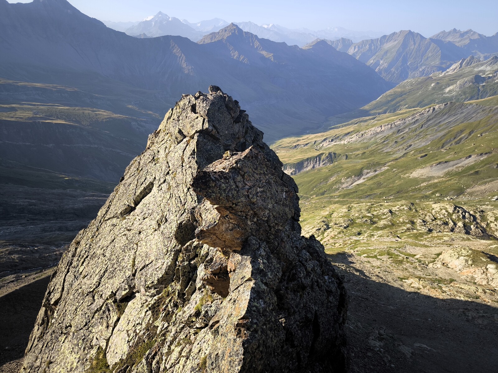 Pointe des Lanchettes depuis le refuge Robert blanc