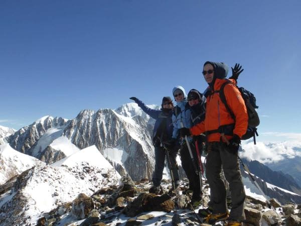 Stage d'alpinisme dans le massif du Mont-Blanc