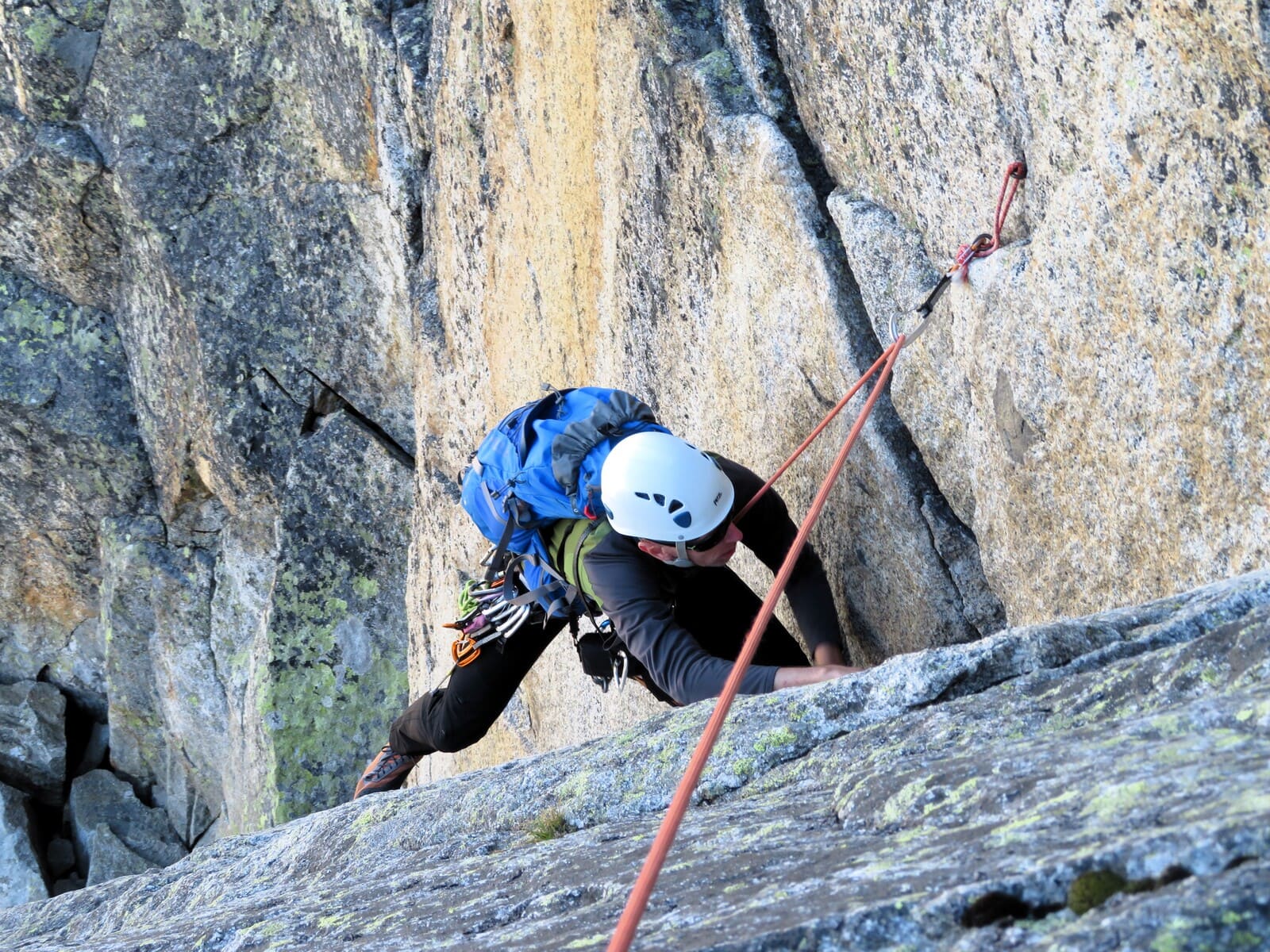 Guide escalade granit Chamonix