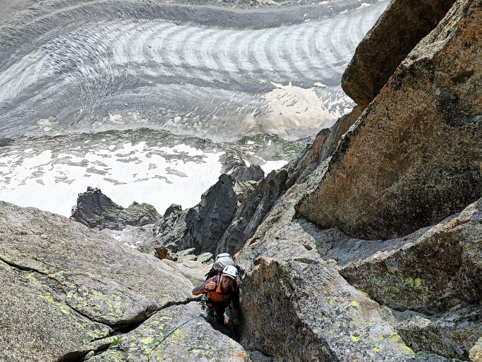 Guide escalade granit Chamonix
