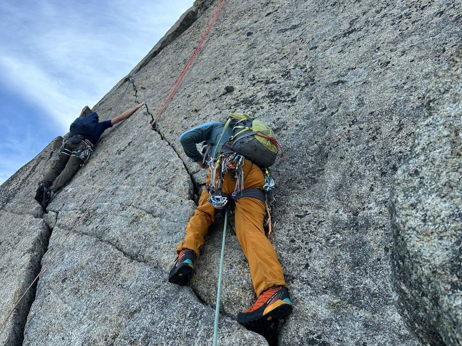 Guide escalade granit Chamonix