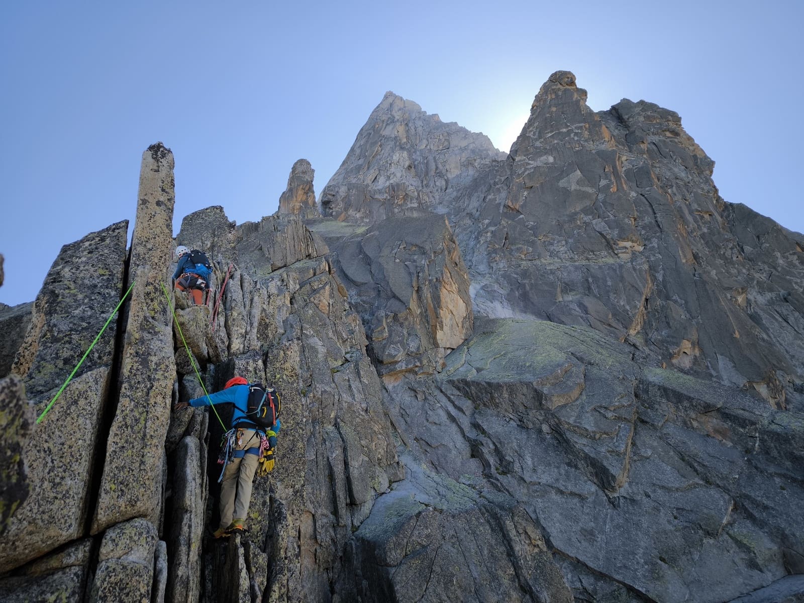 Guide escalade granit Chamonix