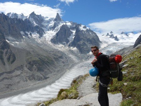 Guide escalade granit Chamonix